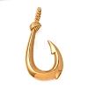 304 Stainless Steel Pendants STAS-E526-03G-1