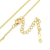 Brass Cable Chain Necklaces for Women NJEW-G084-19G-2