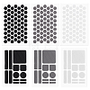 12 Sheets 6 Styles PEVA Anti-Slip Stickers AJEW-CA0005-59-1