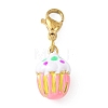 304 Stainless Steel Enamel Pendant Decorations STAS-D205-03A-G-1