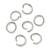 Non-Tarnish 304 Stainless Steel Open Jump Rings X-STAS-E066-08-10mm-1