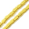 Electroplated Synthetic Non-Magnetic Synthetic Hematite Beads Strands G-I360-Q01-01-1