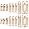 18Pcs 3 Styles Alloy Zipper Pull Tabs FIND-CY0001-83LG-1