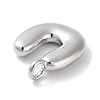 Rack Plating Brass Balloon Letter Pendants LS-KK-C050-01P-U-2