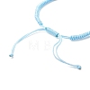 Adjustable Braided Polyester Cord Bracelet Making AJEW-JB01109-04-3