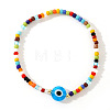 Handmade Glass Seed Beads Stretch Bracelets CD8342-2-2
