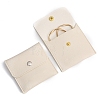 PU Leather Jewelry Pouches with Snap Button WG48807-06-1