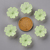 Transparent Frosted Acrylic Bead Caps MACR-S371-04A-728-3