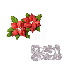 Christmas Flower Carbon Steel Cutting Dies Stencils DIY-M011-45-2