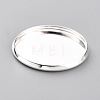 304 Stainless Steel Cabochon Settings STAS-Y001-12G-S-4