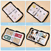 Transparent PVC Jewelry Organizer Storage Zipper Books ABAG-WH0063-114-7