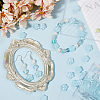 150Pcs Transparent Spray Painted Glass Beads GLAA-SP0001-23A-4