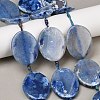 Natural Fire Crackle Agate Beads Strands G-P605-L03-01G-1