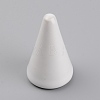 Cone Shaped Vitreous Enamel Ring Displays RDIS-WH0006-12C-1