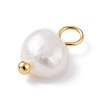 Natural Cultured Freshwater Pearl Charms X-PALLOY-JF01098-03-4