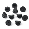 60Pcs Rubber Pin Backs FIND-YW0011-59-4