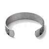 304 Stainless Steel Magnetic Cuff Bangles BJEW-P307-01P-3