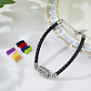 1Pc 304 Stainless Steel Perfume Diffuser Column Link Bracelets BJEW-FG0001-08A-4