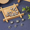 Tibetan Style Alloy 3 Hole Guru Beads FIND-TAC0017-34A-13