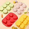 4Pcs 4 Styles Fruit Silicone Molds ST-CJ0043-082-6