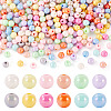 100G 357Pcs Opaque Acrylic Beads OACR-TA0004-15-1
