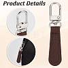 12Pcs PU Leather Zipper Pull Tabs FIND-CY0002-33A-5