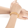 Natural Citrine Round Beads Stretch Bracelet BJEW-LS0001-09-4