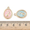Alloy Enamel Pendants FIND-H058-01D-KCG-3