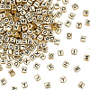 880Pcs Antique Golden Plated Large Hole Acrylic Letter European Beads PACR-PA0001-22-1