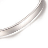 304 Stainless Steel Cuff Bangles STAS-I110-10-6mm-4