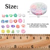 30G 6 Styles Handmade Polymer Clay Cabochons CLAY-CJ0001-64-2
