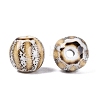 Vintage Porcelain Corrugated Beads PORC-N013-11R-2