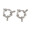 304 Stainless Steel Spring Ring Clasps LS-STAS-B095-03P-03-1