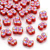 Handmade Polymer Clay Beads CLAY-N011-010A-1