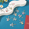 36Pcs 12 Colors Alloy Angel Pendant Decorations FIND-TA0001-92-13