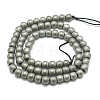 Non-magnetic Synthetic Hematite Beads Strands G-K015-6mm-02F-4