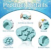 2Pcs 2 Colors Ocean Themed Baking Silicone Molds ST-CJ0043-086-3