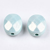 Spray Painted Acrylic Beads MACR-T037-08C-2