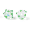 Handmade Foil Lampwork Beads Strands FOIL-T008-02E-3