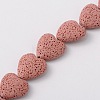 Synthetic Lava Rock Bead Strands G-N0114-19-1