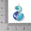 Brass Enamel Pendants KK-E093-03G-S-02-3