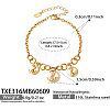 Summer Beach 316 Surgical Stainless Steel Micro Pave Clear Cubic Zirconia Charm Bracelets for Women WG13E8A-02-1