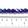 Electroplate Transparent Glass Beads Strands EGLA-A035-T10mm-L06-4