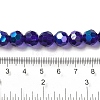 Electroplate Transparent Glass Beads Strands EGLA-A035-T10mm-L06-4