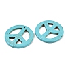 Synthetic Howlite Big Pendants X-TURQ-GP204-1-4
