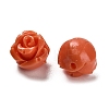 Synthetic Coral Carved Beads CORA-H003-01B-32-2