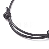 Natural Gemstone Beaded Cord Bracelet BJEW-JB07682-6