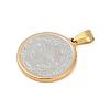 PVD Vacuum Plating 304 Stainless Steel Pendants STAS-A053-24C-PG-2