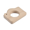 Natural Beech Wooden Baby Teething Toys WOOD-U003-17-2