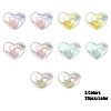 100Pcs 5 Colors Transparent Acrylic Beads TACR-YW0008-10-2